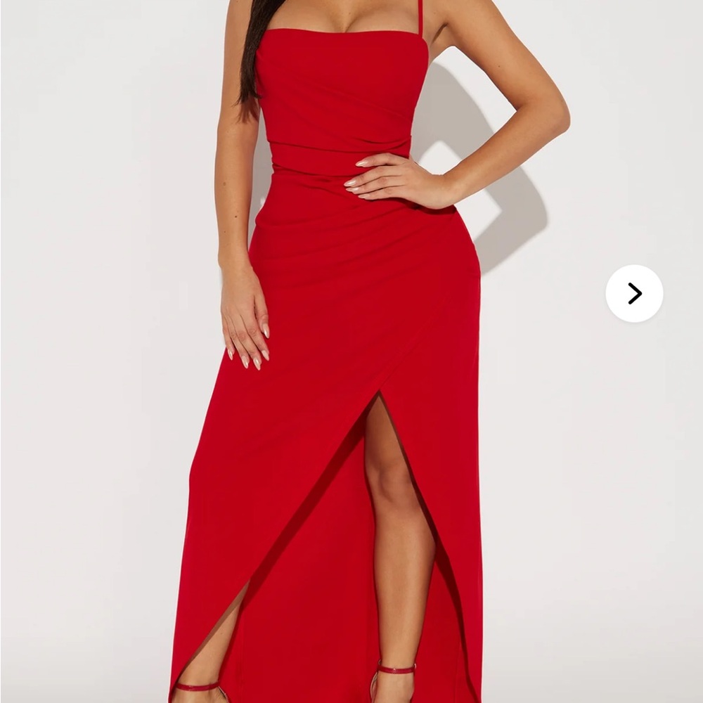 Elegant Red Women's Dress